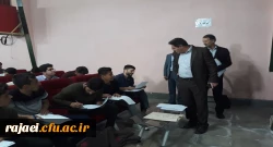 دکتر علی محمودلو سرپرست امور پردیس های استان از حوزه امتحانی پردیس شهید رجایی آذربایجان غربی بازدید نمودند