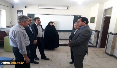 بازدید مدیر امور پردیس های استان آذربایجان غربی و معاونین پشتیبانی و برنامه ریزی آموزش و پرورش استان از روند مصاحبه تخصصی معرفی شدگان شرایط خاص