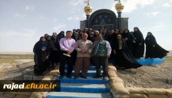 حضور دانشجویان دانشگاه فرهنگیان استان آذربایجان غربی در مراسم قرائت دعای عرفه در منطقه تمرچین پیرانشهر