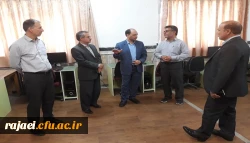 جناب آقای مهندس رضایی سرپرست مرکز هوشمند سازی دانشگاه فرهنگیان کشور و هیات همراه از پردیس ها و مراکز استان بازدید کردند