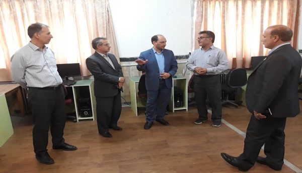 جناب آقای مهندس رضایی سرپرست مرکز هوشمند سازی دانشگاه فرهنگیان کشور و هیات همراه از پردیس ها و مراکز استان بازدید کردند