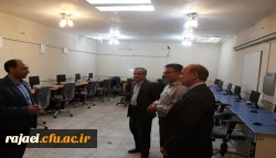 جناب آقای مهندس رضایی سرپرست مرکز هوشمند سازی دانشگاه فرهنگیان کشور و هیات همراه از پردیس ها و مراکز استان بازدید کردند 4