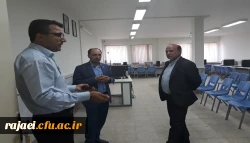 جناب آقای مهندس رضایی سرپرست مرکز هوشمند سازی دانشگاه فرهنگیان کشور و هیات همراه از پردیس ها و مراکز استان بازدید کردند 6