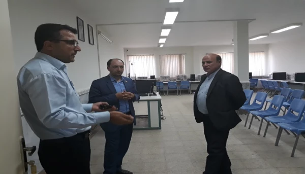 جناب آقای مهندس رضایی سرپرست مرکز هوشمند سازی دانشگاه فرهنگیان کشور و هیات همراه از پردیس ها و مراکز استان بازدید کردند 6