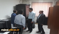 جناب آقای مهندس رضایی سرپرست مرکز هوشمند سازی دانشگاه فرهنگیان کشور و هیات همراه از پردیس ها و مراکز استان بازدید کردند 7