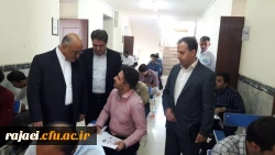 آزمون مهارت آموزان ماده 28(اصلح ) روز جمعه مورخه 1/6/98 در دانشگاه فرهنگیان استان آذربایجان غربی در دو حوزه پردیس شهیدرجایی و علامه طباطبایی با حضور بیش از 800نفر برگزار گردید 6