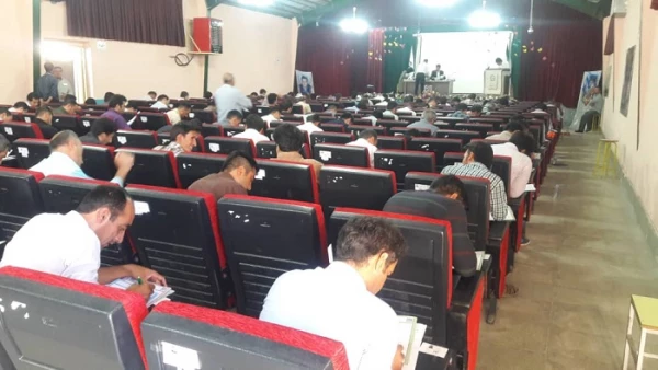 آزمون مهارت آموزان ماده 28(اصلح ) روز جمعه مورخه 1/6/98 در دانشگاه فرهنگیان استان آذربایجان غربی در دو حوزه پردیس شهیدرجایی و علامه طباطبایی با حضور بیش از 800نفر برگزار گردید