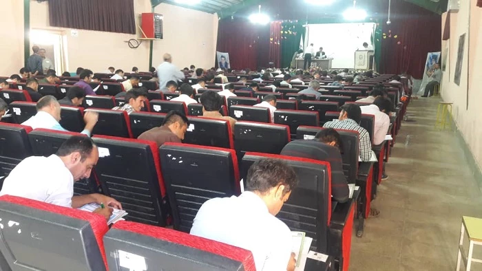 آزمون مهارت آموزان ماده 28(اصلح ) روز جمعه مورخه 1/6/98 در دانشگاه فرهنگیان استان آذربایجان غربی در دو حوزه پردیس شهیدرجایی و علامه طباطبایی با حضور بیش از 800نفر برگزار گردید