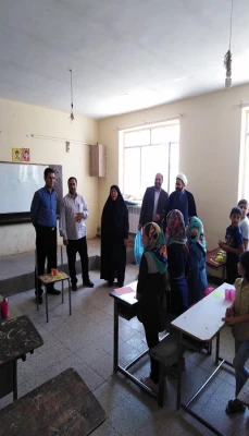 بازدید مسئول نهاد رهبری دانشگاه فرهنگیان استان آذربایجان غربی از اردوهای جهادی بسیج دانشجویی مرکز شهید مطهری خوی 2