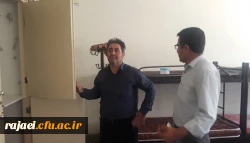 دکتر علی محمودلو رئیس دانشگاه فرهنگیان استان آذربایجان غربی به صورت سرزده در واحدهای آموزشی شهید مطهری خوی و حضرت امام خمینی (ره) سلماس حضور یافت و ضمن بازدید از بخش های مختلف با روسای آن مراکز گفتگو کرد