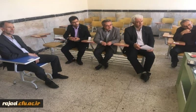 بازدید رئیس اداره ارزیابی عملکرد و پاسخگویی به شکایات اداره کل آموزش و پرورش استان آذربایجان غربی از جریان مصاحبه معرفی شدگان آزمون سراسری