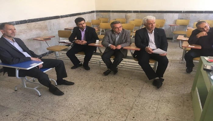 بازدید رئیس اداره ارزیابی عملکرد و پاسخگویی به شکایات اداره کل آموزش و پرورش استان آذربایجان غربی از جریان مصاحبه معرفی شدگان آزمون سراسری  2