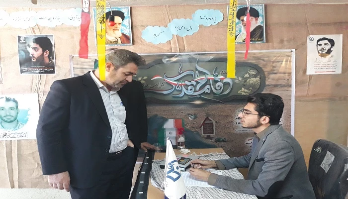 بازدید دکتر علی محمودلو رئیس دانشگاه فرهنگیان استان آذربایجان غربی از مراحل ثبت نام دانشجو معلمان جدیدالورود پردیس شهید رجایی 2