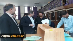 بازدید دکتر علی محمودلو رئیس دانشگاه فرهنگیان استان آذربایجان غربی از مراحل ثبت نام دانشجو معلمان جدیدالورود پردیس شهید رجایی 
