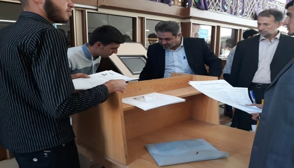 بازدید دکتر علی محمودلو رئیس دانشگاه فرهنگیان استان آذربایجان غربی از مراحل ثبت نام دانشجو معلمان جدیدالورود پردیس شهید رجایی 5