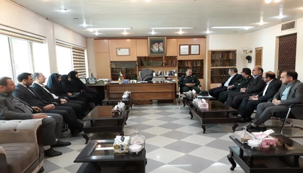 سردار حبیب شهسواری فرمانده سپاه شهدای استان آذربایجان غربی در دیدار با مدیران دانشگاه فرهنگیان آذربایجان غربی:
تربیت و آموزش کار الهی است