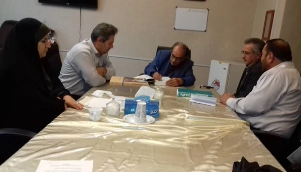 دکتر علی محمودلو سرپرست دانشگاه فرهنگیان استان آذربایجان غربی با دکتر عقلمند پژوهشگر و محقق تاریخ معاصر آذربایجان دیدار و گفتگو کرد 2