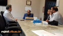 دکتر علی محمودلو سرپرست دانشگاه فرهنگیان استان آذربایجان غربی با دکتر عقلمند پژوهشگر و محقق تاریخ معاصر آذربایجان دیدار و گفتگو کرد 5