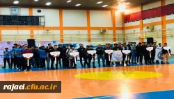 با حضور دانشجویان دانشگاه فرهنگیان استان آذربایجان غربی افتتاحیه دومین دوره مسابقات فرهنگی ورزشی دانشجویی برگزار گردید 