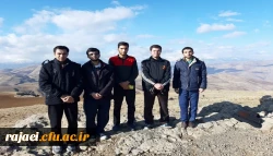 صعود جمعی از دانشجویان پردیس شهید رجایی به ارتفاعات کوه سیر ارومیه 2