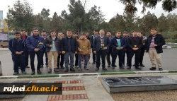 غبارروبی مزارمطهر  شهدا توسط جمعی از دانشجویان پردیس شهید رجایی آذربایجان غربی 