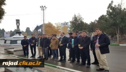 غبارروبی مزارمطهر  شهدا توسط جمعی از دانشجویان پردیس شهید رجایی آذربایجان غربی 3