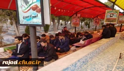 غبارروبی مزارمطهر  شهدا توسط جمعی از دانشجویان پردیس شهید رجایی آذربایجان غربی 4