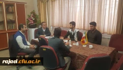 جلسه شورای صنفی-رفاهی پردیس شهید رجایی در دفتر معاونت توسعه منابع وامور دانشجویی تشکیل گردید 2