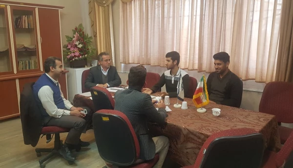 جلسه شورای صنفی-رفاهی پردیس شهید رجایی در دفتر معاونت توسعه منابع وامور دانشجویی تشکیل گردید 2