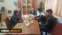 جلسه شورای صنفی-رفاهی پردیس شهید رجایی در دفتر معاونت توسعه منابع وامور دانشجویی تشکیل گردید 