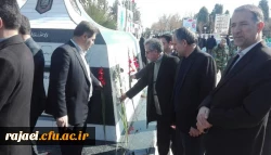 مسئولین، اساتید و کارکنان پردیس شهید رجایی آذربایجان غربی در مراسم میهمانی لاله ها در مزار مطهر شهدا 4