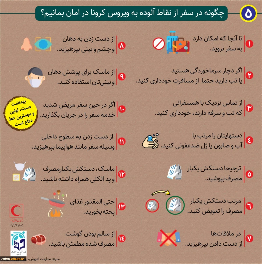 روش های پیشگیری از بیماری کرونا 3