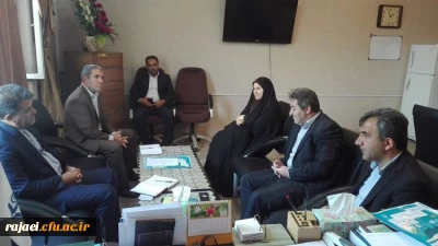 دکتر عادل نجف زاده منتخب مردم خوی و چایپاره در مجلس یازدهم با حضور در دانشگاه فرهنگیان آذربایجان غربی با دکتر محمودلو مدیر امورپردیس های استان دیدار و گفتگو کرد