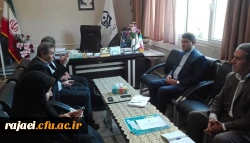 دکتر عادل نجف زاده منتخب مردم خوی و چایپاره در مجلس یازدهم با حضور در دانشگاه فرهنگیان آذربایجان غربی با دکتر محمودلو مدیر امورپردیس های استان دیدار و گفتگو کرد 3