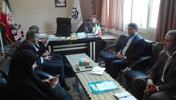 دکتر عادل نجف زاده منتخب مردم خوی و چایپاره در مجلس یازدهم با حضور در دانشگاه فرهنگیان آذربایجان غربی با دکتر محمودلو مدیر امورپردیس های استان دیدار و گفتگو کرد 3