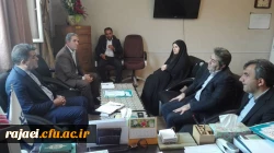 دکتر عادل نجف زاده منتخب مردم خوی و چایپاره در مجلس یازدهم با حضور در دانشگاه فرهنگیان آذربایجان غربی با دکتر محمودلو مدیر امورپردیس های استان دیدار و گفتگو کرد 