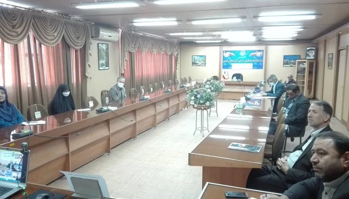 جلسه هماهنگی برنامه های دهه ی سرآمدی آموزش در دانشگاه فرهنگیان استان آذربایجان غربی برگزار شد 3