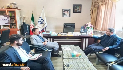 آقای حسن همتی منتخب مردم شاهین دژ و تکاب در مجلس یازدهم با حضور در دانشگاه فرهنگیان آذربایجان غربی با دکتر محمودلو مدیر امورپردیس های استان دیدار و گفتگو کرد