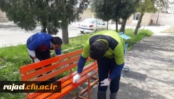 عملیات ضدعفونی و گندزدایی دانشگاه فرهنگیان استان آذربایجان غربی  به صورت روزانه در راستای کنترل شیوع ویروس کرونا انجام می شود 4