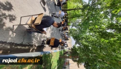 مراسم عزاداری سرور و سالار شهیدان امام حسین (ع) و یاران باوفایش با حضور مسئولین، اساتید، کارکنان و جمعی از دانشجویان در محوطه دانشگاه فرهنگیان استان آذربایجان غربی برگزار شد 5